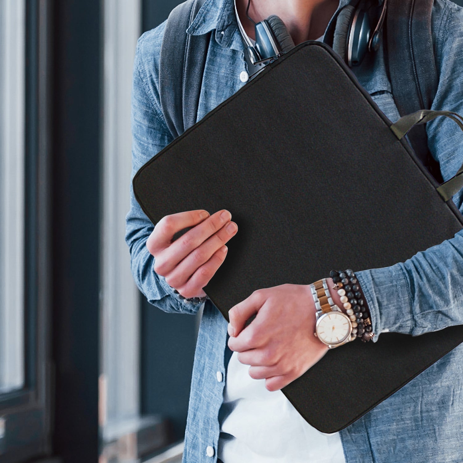 Backpacks: Klika 15.6” Water-Resistant Laptop Sleeve Bag