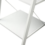 Bookcases & Shelves: Sarantino Amelia 5-Tier Ladder Shelf in White