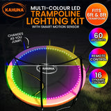 Trampolines & Accessories: Kahuna LED Kit Suits 6ft-8ft Trampolines Multi-Colour Smart Motion Sensor Lighting with 16 colours