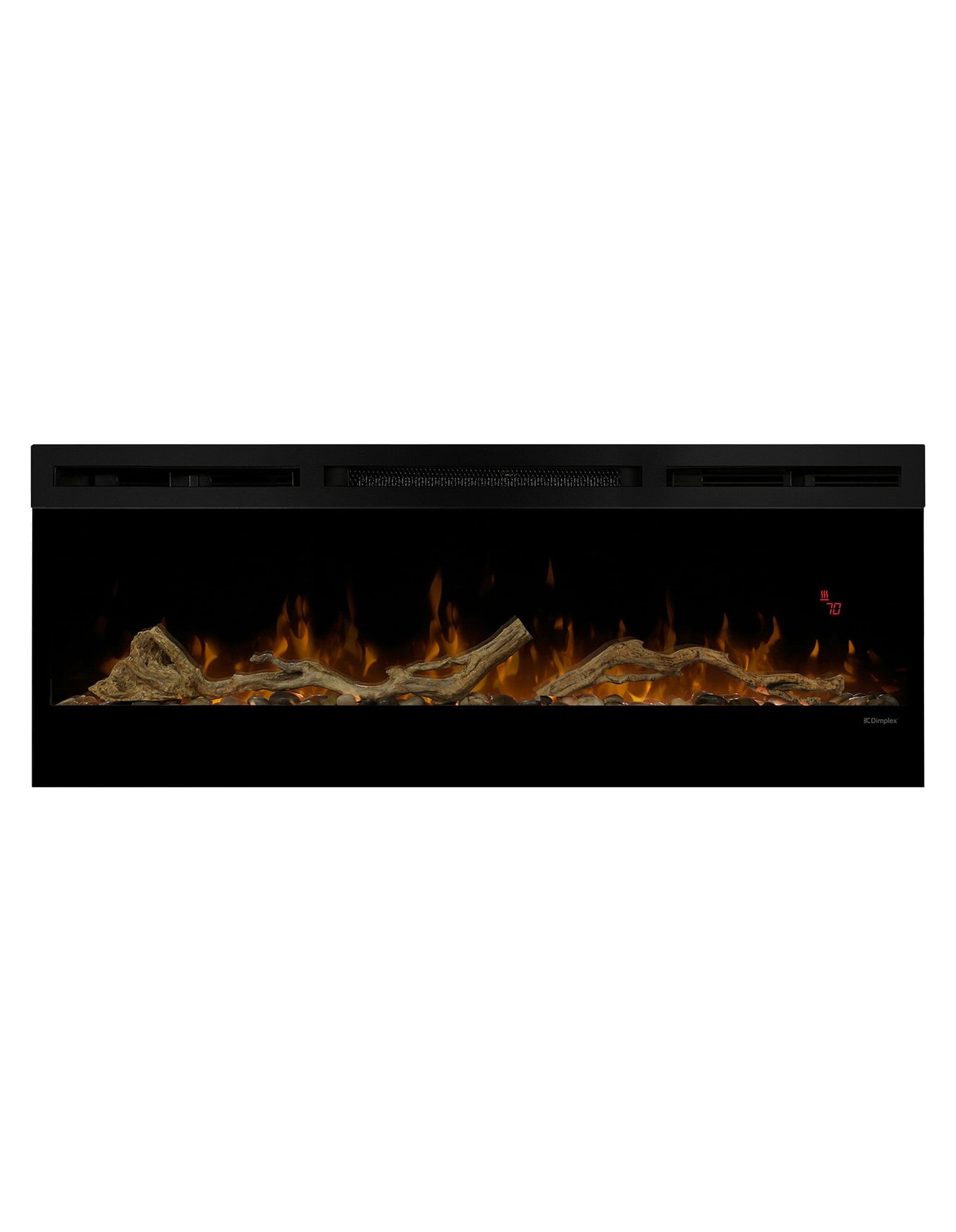Dimplex 50-inch Linear Fireplace Driftwood and River Rock Accessory Package