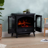 Electric Heaters: Dimplex Leckford Optiflame Electric Fire Stove - 2kW