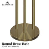 Sarantino Three Metal Shade Floor Lamp
