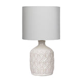 Table Lamps: Sarantino Ceramic Table Lamp In Cream