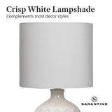 Table Lamps: Sarantino Ceramic Table Lamp In Cream