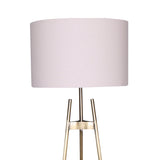 Shower Heads & Screens: Sarantino Metal Tripod Electric Floor Lamp Gradient Finish