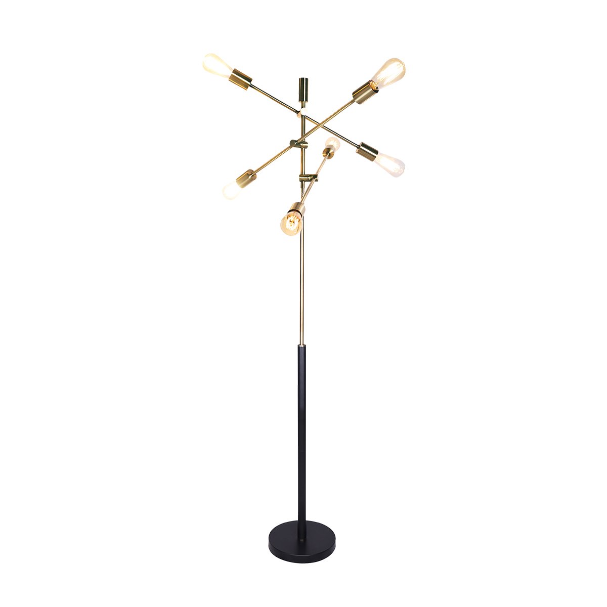 Night Lights & Ambient Lighting: Sarantino 6-Light Metal Sputnik Floor Lamp