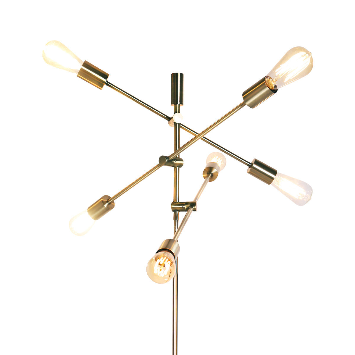 Night Lights & Ambient Lighting: Sarantino 6-Light Metal Sputnik Floor Lamp