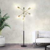 Night Lights & Ambient Lighting: Sarantino 6-Light Metal Sputnik Floor Lamp