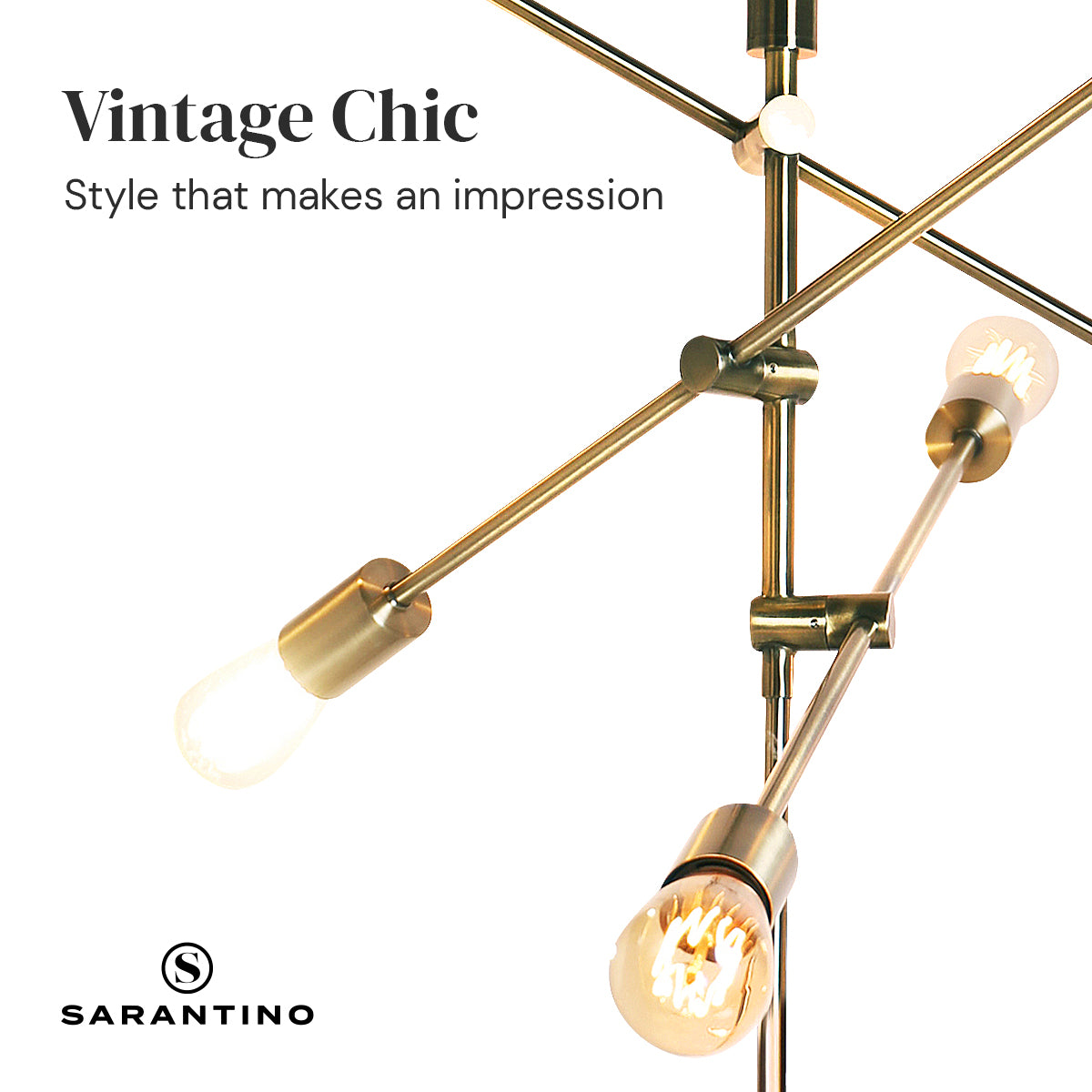 Night Lights & Ambient Lighting: Sarantino 6-Light Metal Sputnik Floor Lamp