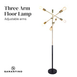 Night Lights & Ambient Lighting: Sarantino 6-Light Metal Sputnik Floor Lamp