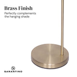 Night Lights & Ambient Lighting: Sarantino 90-Degree Modern Arc Floor Lamp