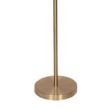 Shower Heads & Screens: Sarantino Brushed Gold Height-Adjustable Metal Floor Lamp