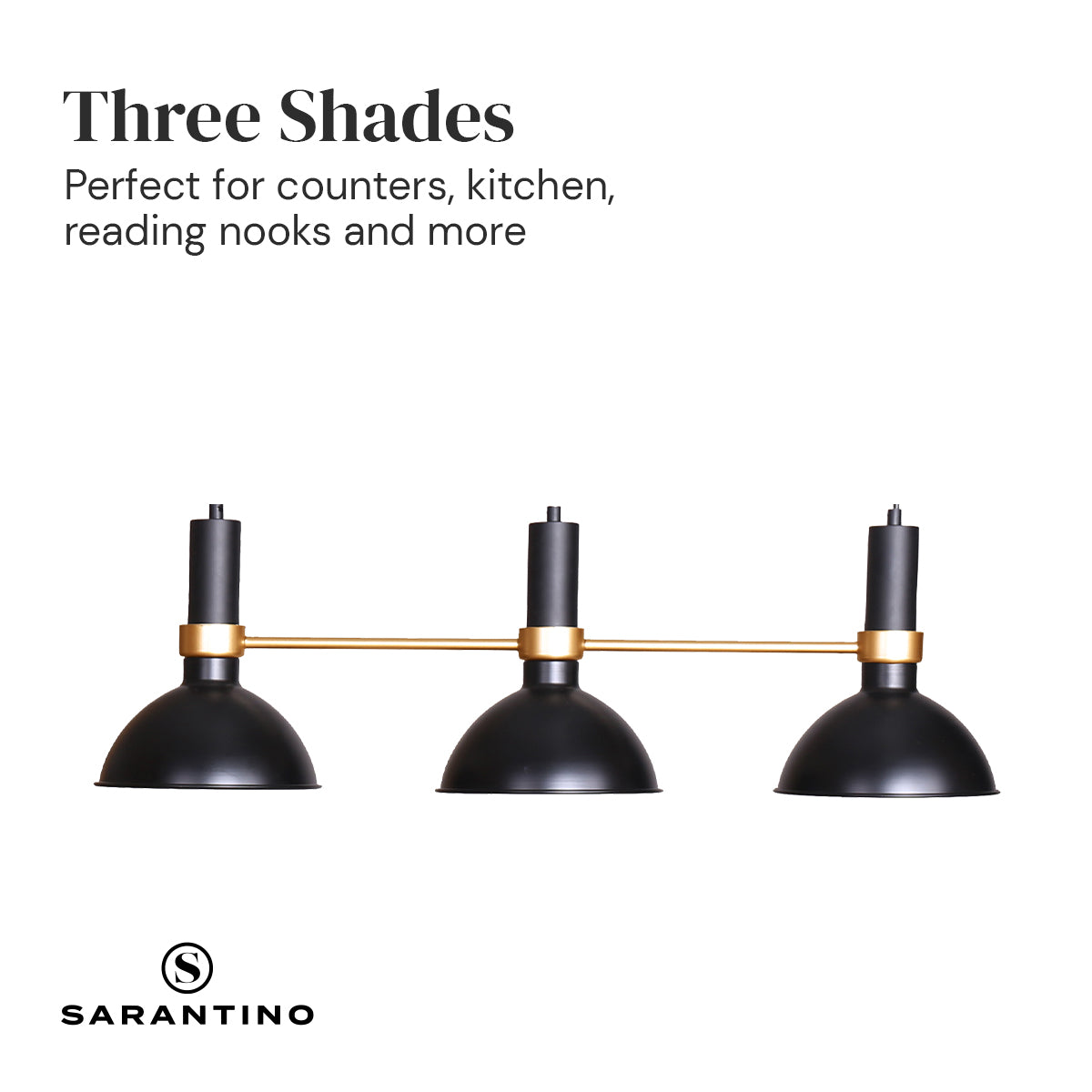 Night Lights & Ambient Lighting: Sarantino 3-Light Hanging Pendant Lamp
