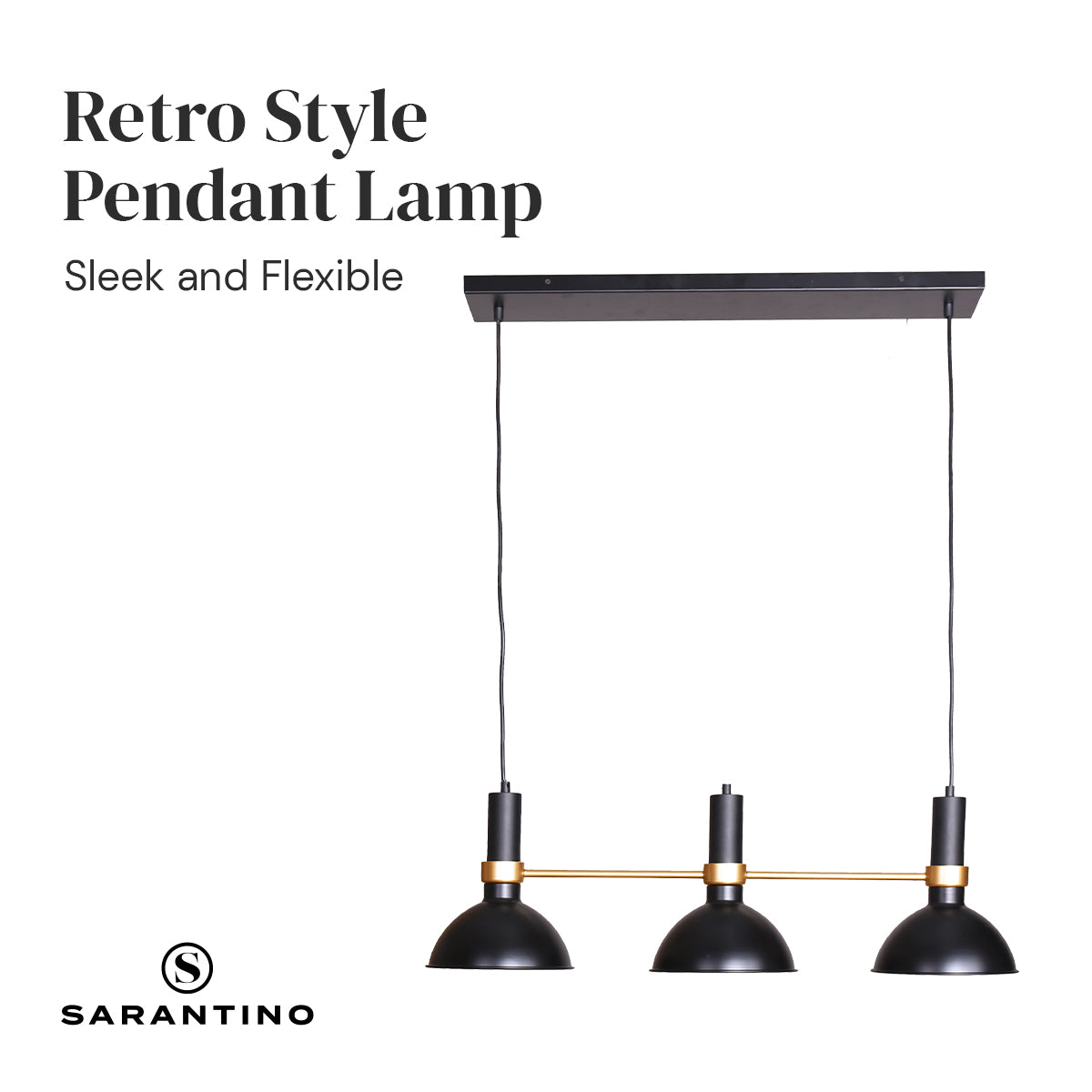 Night Lights & Ambient Lighting: Sarantino 3-Light Hanging Pendant Lamp