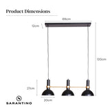Night Lights & Ambient Lighting: Sarantino 3-Light Hanging Pendant Lamp