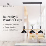 Night Lights & Ambient Lighting: Sarantino 3-Light Hanging Pendant Lamp