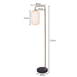 Table Lamps: Sarantino Metal Floor Lamp With Opal Glass Shade