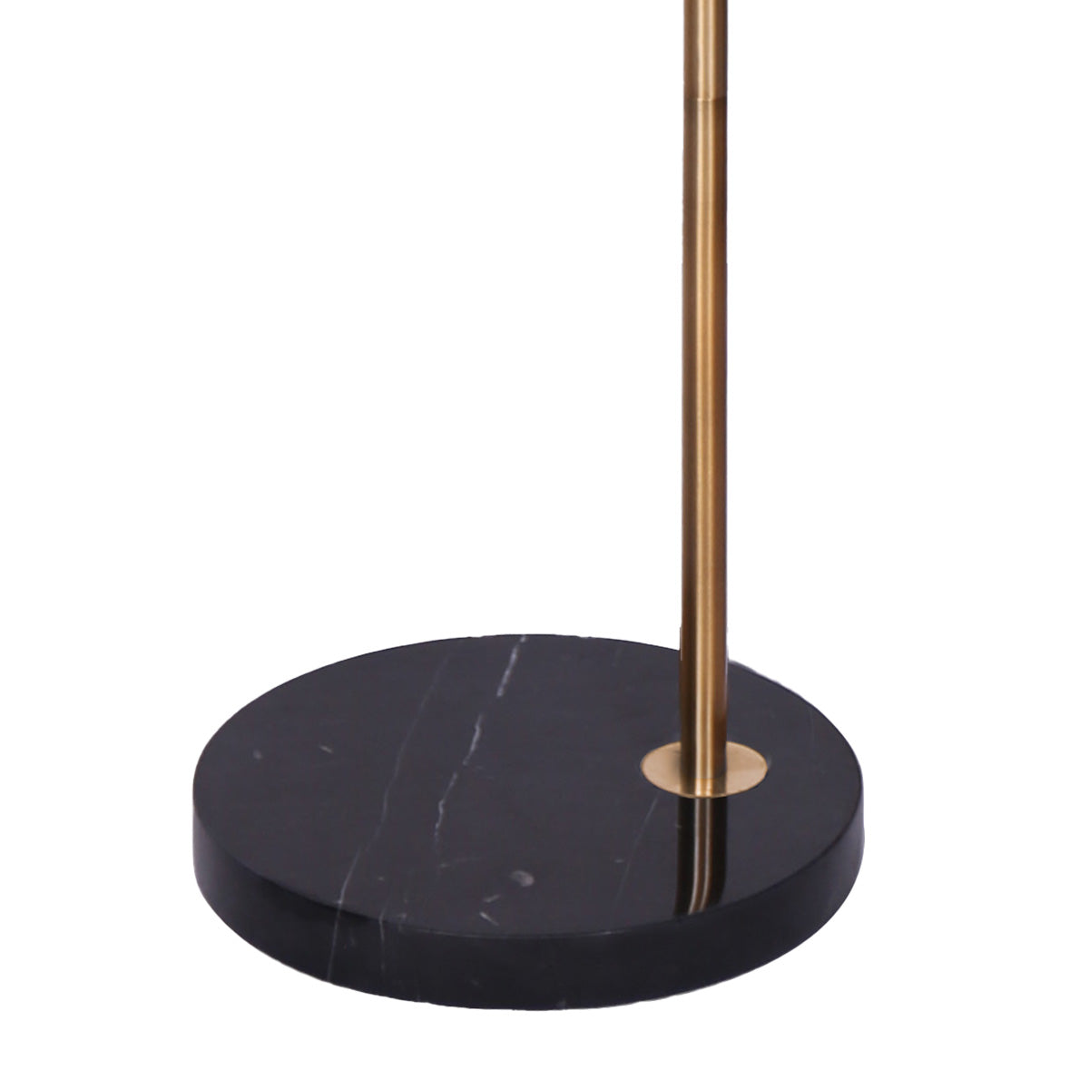 Table Lamps: Sarantino Metal Floor Lamp With Opal Glass Shade
