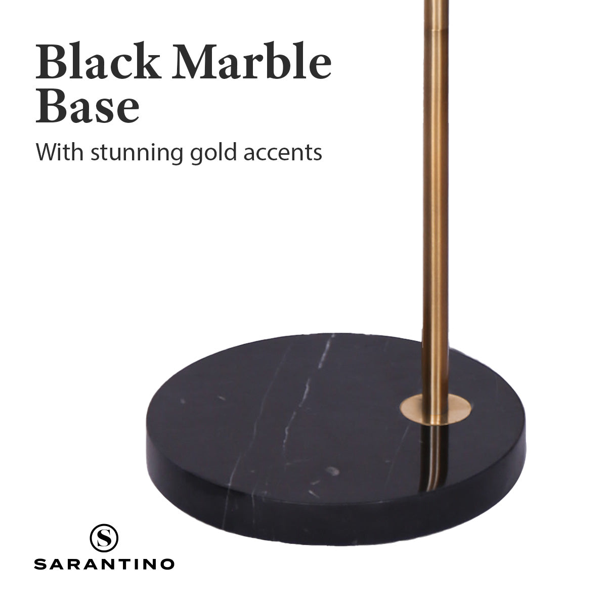 Table Lamps: Sarantino Metal Floor Lamp With Opal Glass Shade