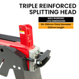 Outdoor Power Equipment: Yukon 7 Ton Electric Log Splitter With Side Protectors Axe Wood Cutter
