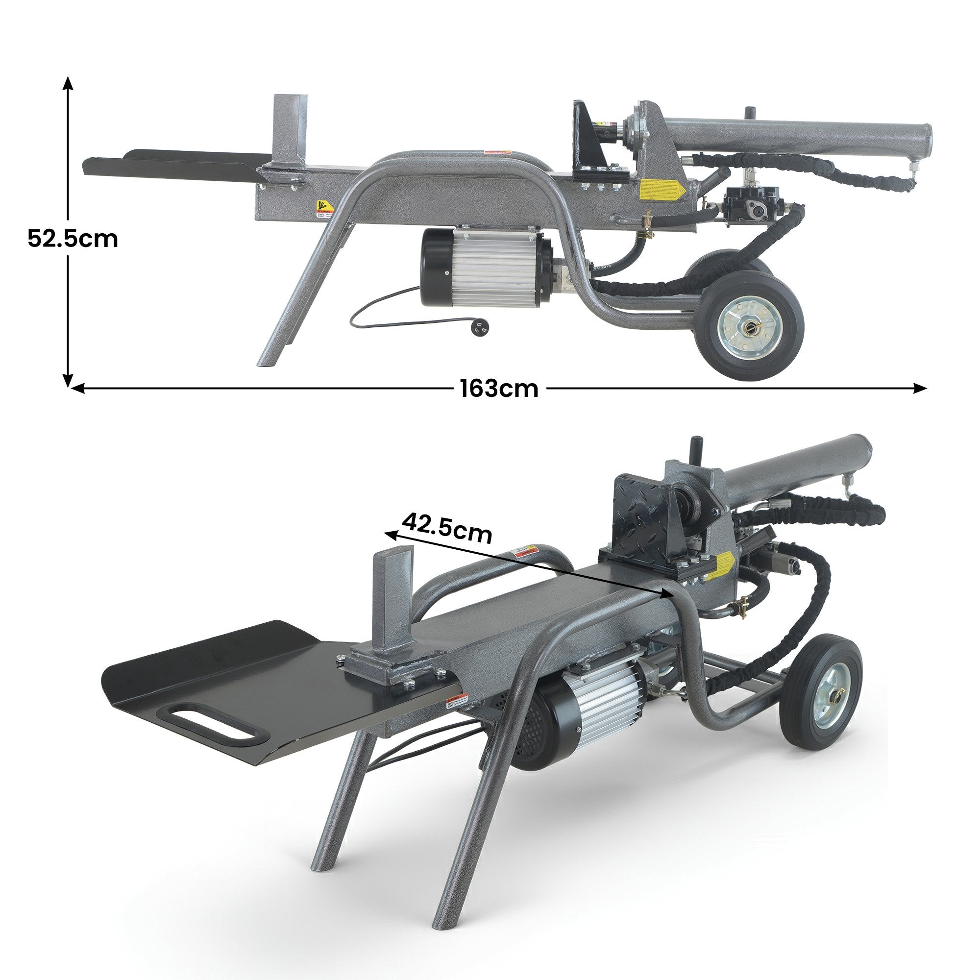 Outdoor Power Equipment: Yukon 12 Tonne Electric Hydraulic Log Splitter Heavy-Duty Firewood Splitter