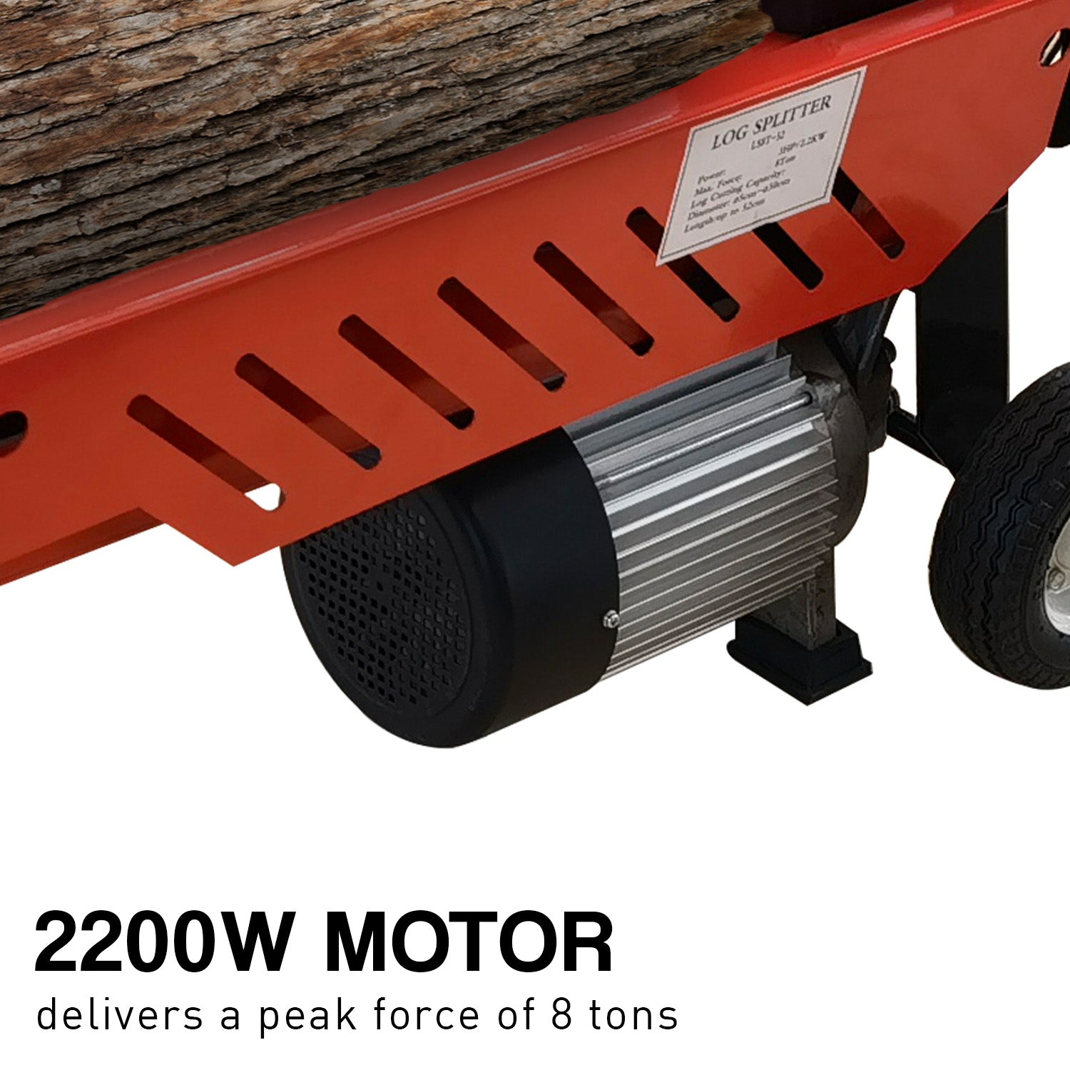 Outdoor Power Equipment: Yukon 8 Ton 2.2kw Heavy-duty Electric Hydraulic Log Splitter