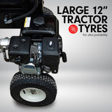 Yukon 18 Ton Petrol Log Splitter Wood Cutter Hydraulic Ram Wood Cutter Firewood Chopper Axe Wedge