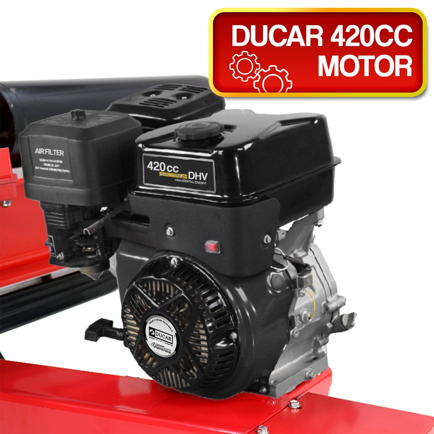 Outdoor Power Equipment: Yukon 60 Ton 420cc Hydraulic Log Splitter Petrol Engine Wood Firewood Cutter