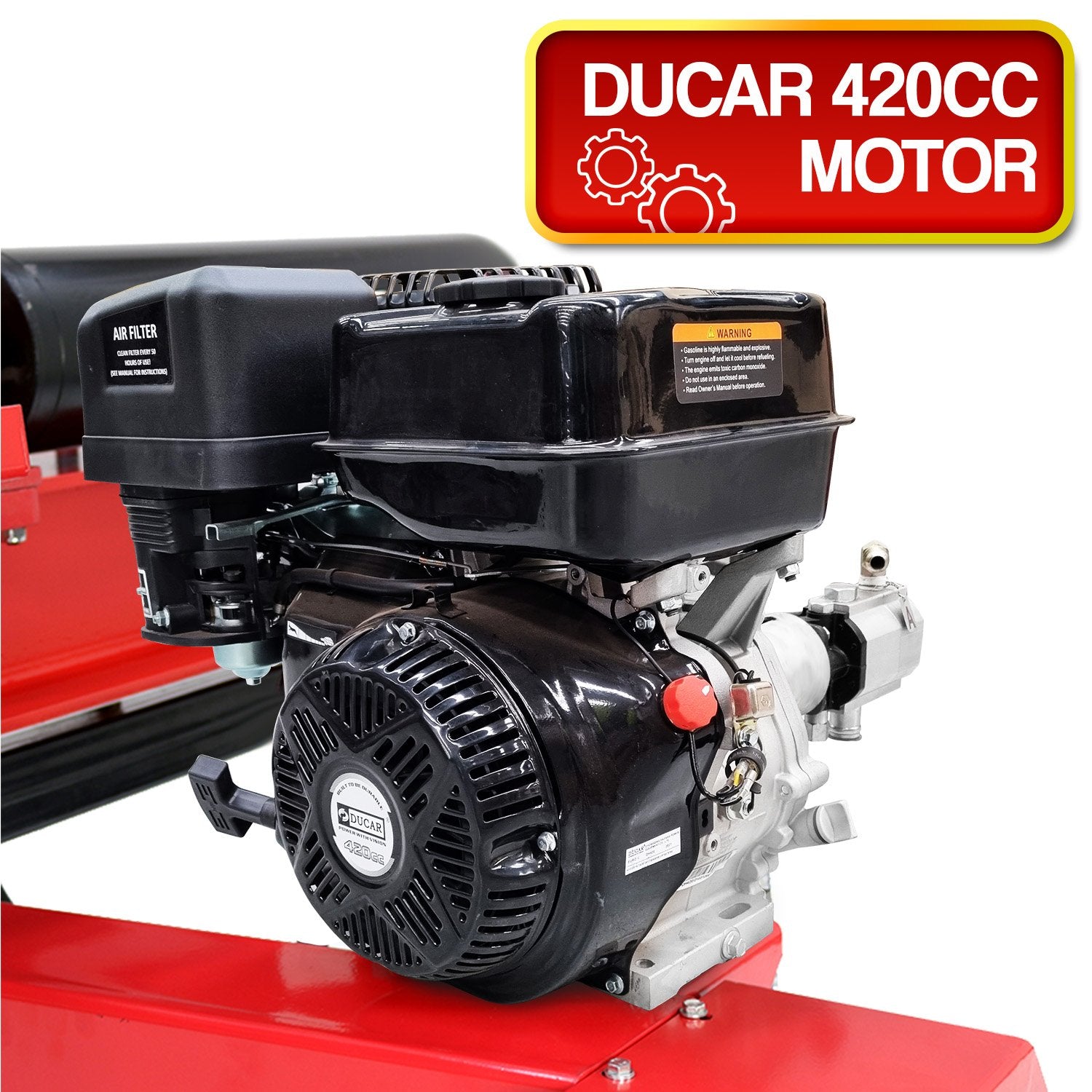 Outdoor Power Equipment: Yukon 60 Ton 420cc Hydraulic Log Splitter Petrol Engine Wood Firewood Cutter