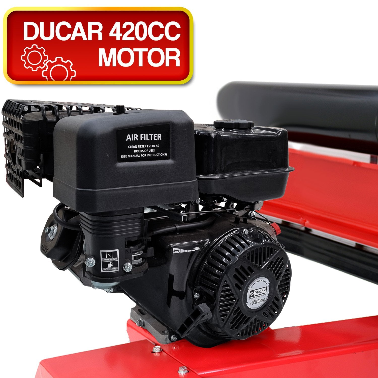 Outdoor Power Equipment: Yukon 60 Ton 420cc Hydraulic Log Splitter Petrol Engine Wood Firewood Cutter