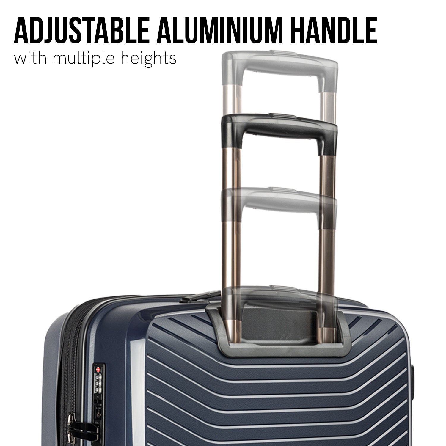 Suitcases: Olympus Astra 20in Lightweight Hard Shell Suitcase - Aegean Blue