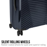 Suitcases: Olympus Astra 20in Lightweight Hard Shell Suitcase - Aegean Blue