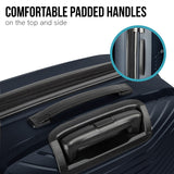 Suitcases: Olympus Astra 20in Lightweight Hard Shell Suitcase - Aegean Blue