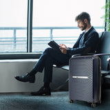Suitcases: Olympus Astra 20in Lightweight Hard Shell Suitcase - Aegean Blue