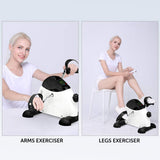 Exercise Bikes: Powertrain Mini Exercise Bike Arm and Leg Pedal Exerciser