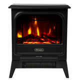 Electric Heaters: Dimplex 1.2kW MicroStove Optiflame Portable Electric Fire Stove