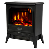 Electric Heaters: Dimplex 1.2kW MicroStove Optiflame Portable Electric Fire Stove
