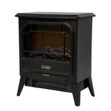 Electric Heaters: Dimplex 1.2kW MicroStove Optiflame Portable Electric Fire Stove