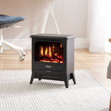 Electric Heaters: Dimplex 1.2kW MicroStove Optiflame Portable Electric Fire Stove