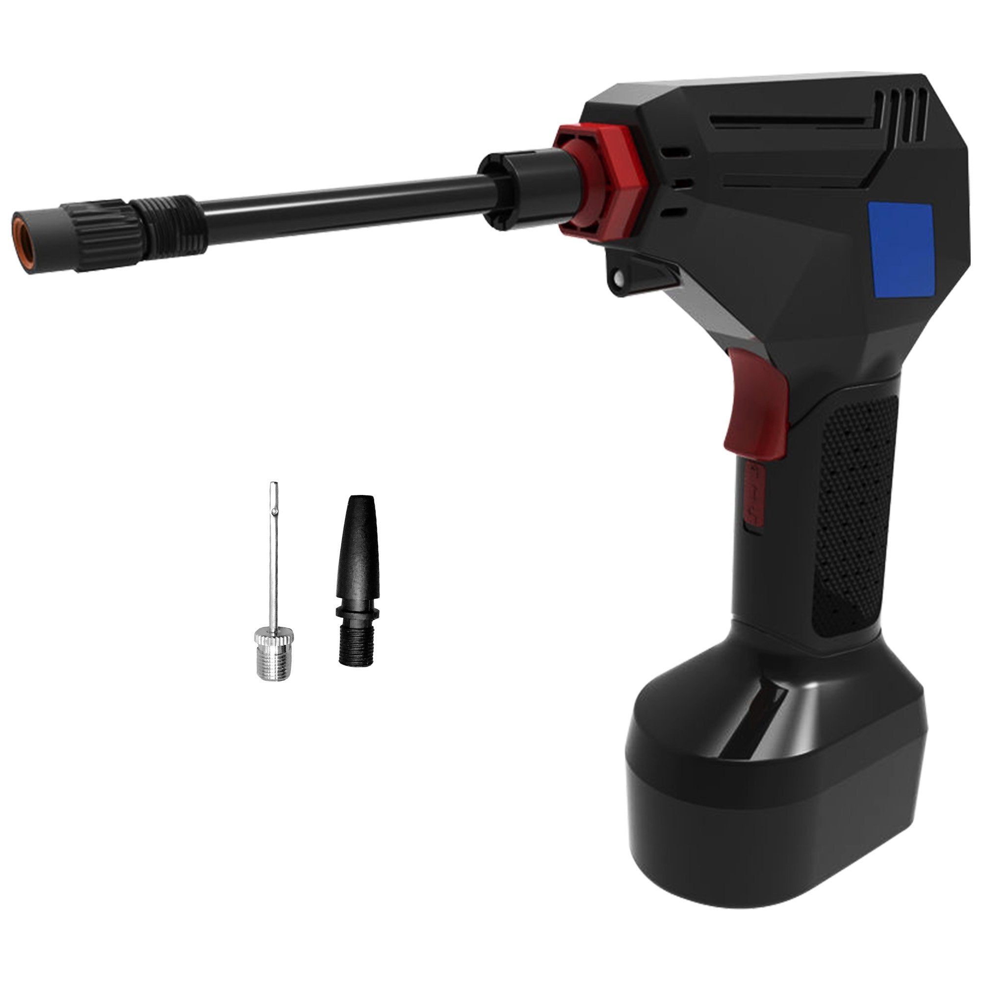Air Pumps: MEC Maxim ATP 12V Tyre Pump Portable Electric Car Tyre Air Pump with LED Light Digital Pressure Metre