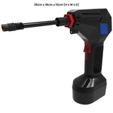 Air Pumps: MEC Maxim ATP 12V Tyre Pump Portable Electric Car Tyre Air Pump with LED Light Digital Pressure Metre