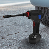 Air Pumps: MEC Maxim ATP 12V Tyre Pump Portable Electric Car Tyre Air Pump with LED Light Digital Pressure Metre