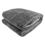 Blankets & Throws: Laura Hill Mink Blanket Double Sided Queen Size Soft Plush Bed Faux Throw Rug 220 X 240cm