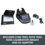 Office Supplies: Ratiotec Digital Coin Note Money Counter Currency Scales Australian Notes Portable - Made In Germany