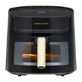 Air Fryers: Morphy Richards 6.5L Digital Air Fryer MRAF72BK w/LED Touch Control Panel 8 Preset Cooking Programs Non Stick Drawer