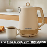 Kettles: Morphy Richards 1.7L Electric Kettle Essence Scandi Swivel Base Boil-Dry Protection