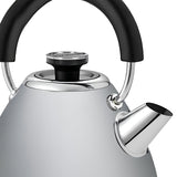 Kettles: Morphy Richards 1.5L Venture Collection Pyramid Kettle in Steel Grey
