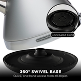 Kettles: Morphy Richards 1.5L Venture Collection Pyramid Kettle in Steel Grey