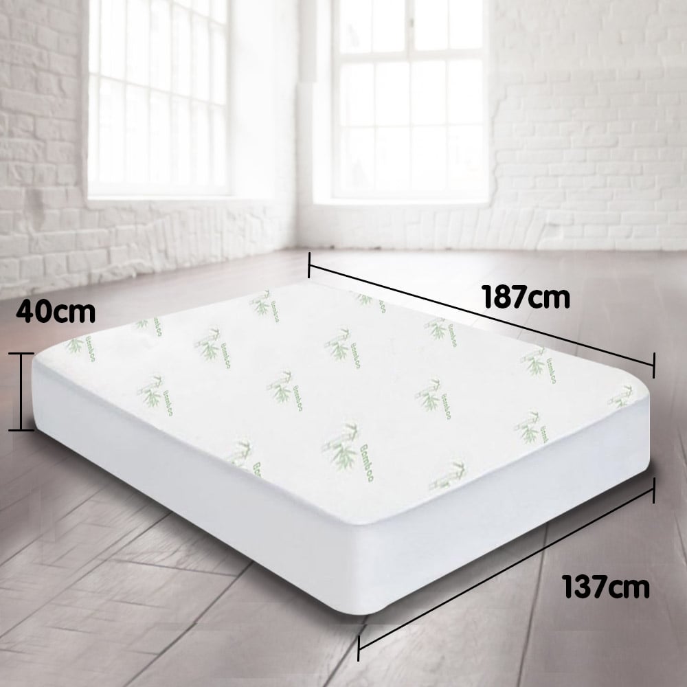Mattress Protectors: Laura Hill Bamboo Mattress Protector- Double