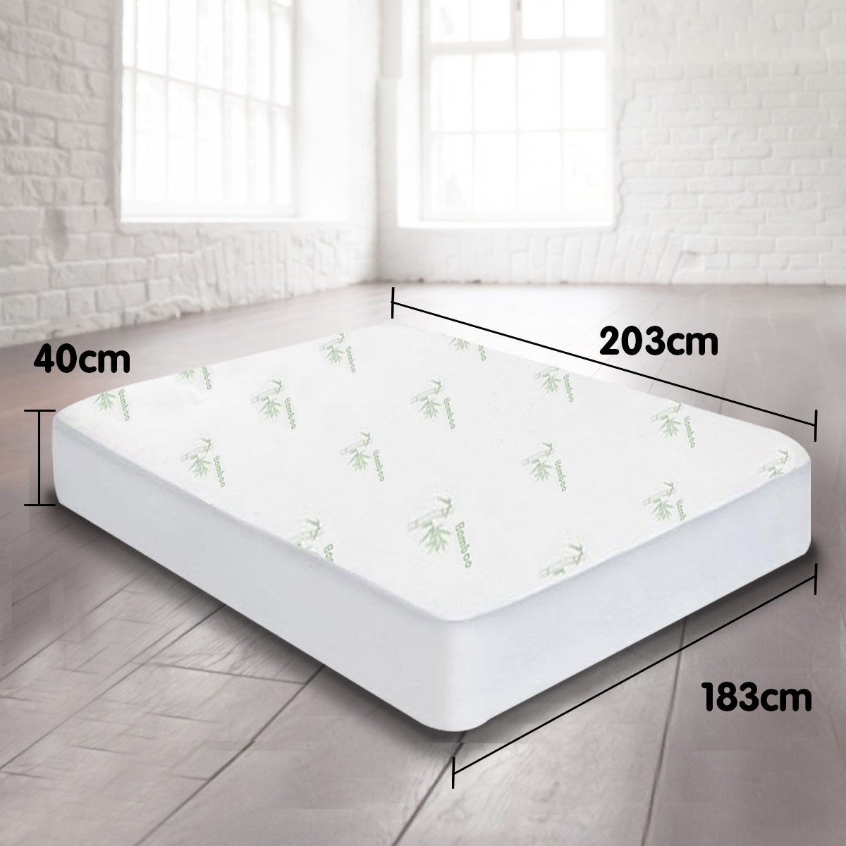 Mattress Protectors: Laura Hill Bamboo Mattress Protector- King